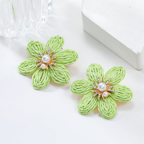 Earrings Women Ladies Party Accessories Flower Stud Fashion Jewellery