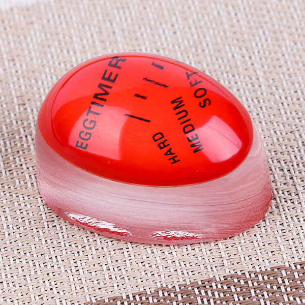 Egg Timer Perfect Colour Changing Yummy Soft Hard Boiled Eggs Cooking Kitchen Eco Friendly Resin Red Tools