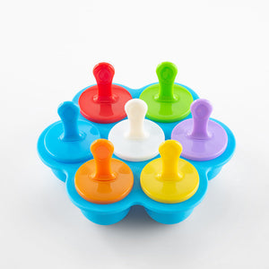 Ice Cubes, Trays & Moulds Home Made Ice Cream 7 Hole Little Silicone Popsicle Multifunctional Tray Mold