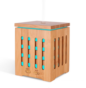 Night Lights Bamboo Essential Oil Aromatherapy Diffuser Led Night Light