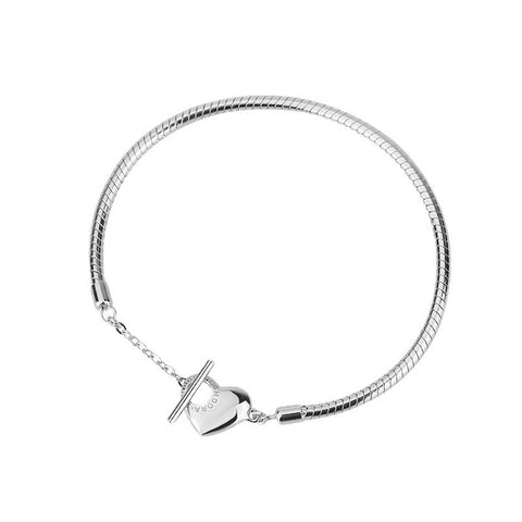 Bracelets S925 Love Hollow Letter Bracelet For Men And Women Ot Buckle Simple Hand Jewelry