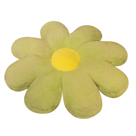 Cushions & Decorative Pillows Green Flower Shape Stuffed Soft Plush Pillow Cushion For Home Decor 60Cm