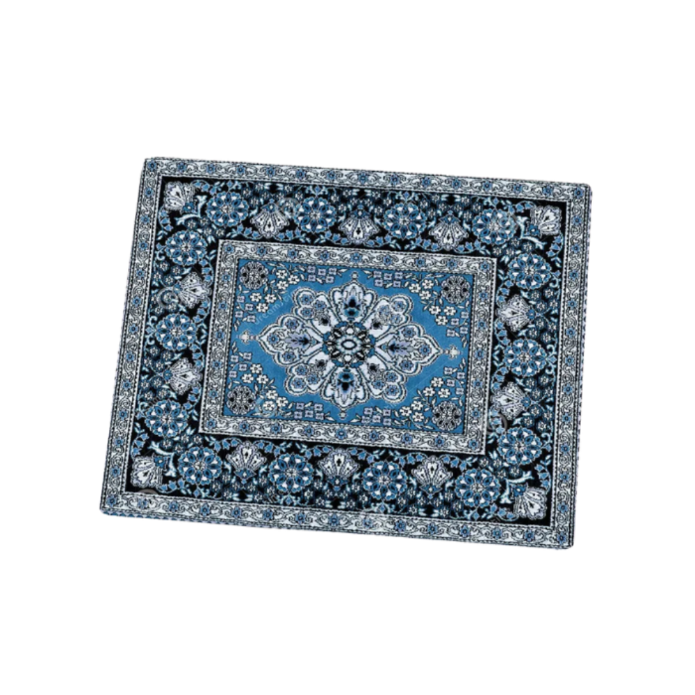 Desk Mats Mouse Pad Teal 22X18cm Persian Tribal Carpet Computer Office Desk Mat