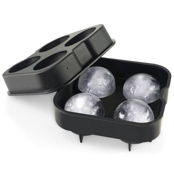 Ice Cubes, Trays & Moulds Skulls Or Spheres Large Black Ice Cube Tray Silicone Mold