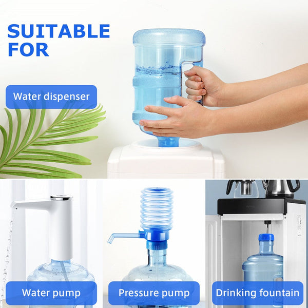 5L Pure Water Bottle Jug Reusable Portable Mineral Container Storage Bucket Thickened Food Grade Dispenser Barrel