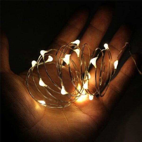 String Lights 5M String Light For Patio Micro 50 Warm White Ray Led