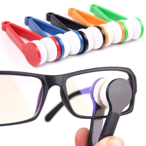 Eyeglass Cleaning Tools & Supplies Eyewear 5Pack Multifunctional Portable Glasses Wipe Mini Sun Microfiber Spectacles Cleaner Soft Brush Cleaning Tool