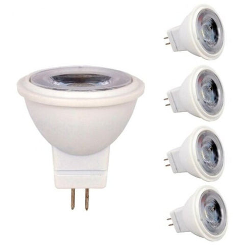 Light Bulbs 5Pcs Mr11 Led Bulb 20W Halogen Replacement Dimmable 2W 38 Beam Angle 12V Ac Cool White