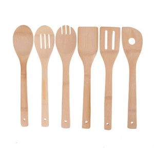 Cooking Utensils Kitchen Utensil Sets 5Pcs Or 6Pcs Bamboo Wooden