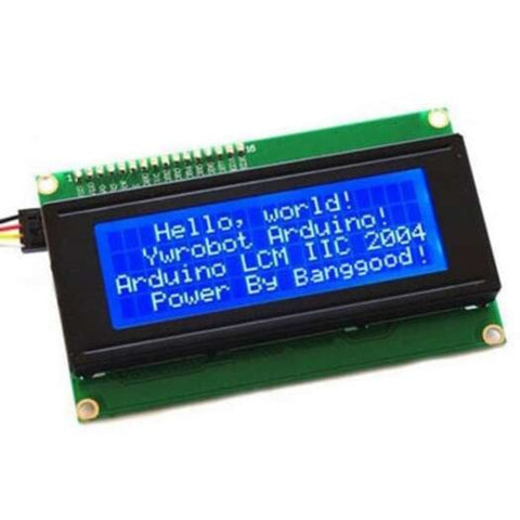 LCD Display Modules 5V Iic / I2c Lcd2004 Character Display Module Blue Screen For Arduino Project Interface Dark Turquoise