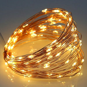 String Lights 5V Usb 10M Copper Wire 100 Leds Decoration Warm White