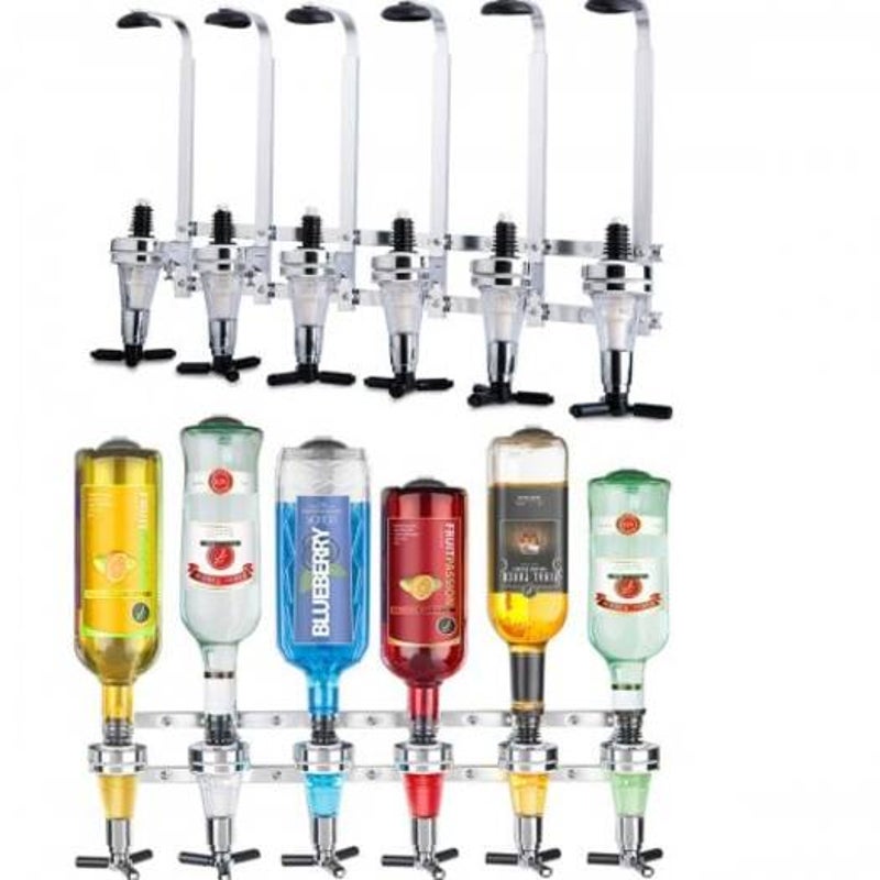 Dispensers 6 25Ml Bar Butler Wall Mounted Wine Liquor Cocktail Beer Shot Dispenser Bottle Poland