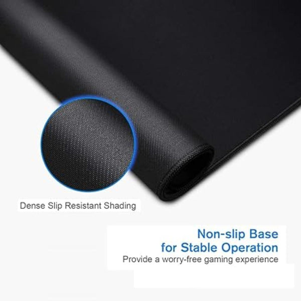 Desk Mats Mouse Pad Ice Blue 400 X 800 3 Mm Non Slip Rubber Mat For Computers And Laptops