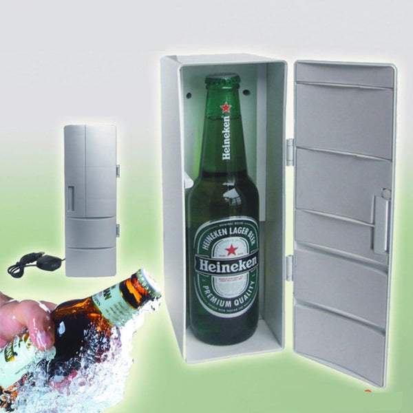 Mini Fridges Portable Novelty Mini Fridge Usb Rechargeable Drinks Beer Cooler