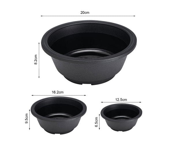 Baskets, Pots, Window Boxes 2Pcs Succulent Pot Shatterproof Breathable Plastic Hollowed Design Bonsai For Home Transparent M