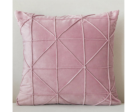 Square Soft Velvet Decorative Throw Pillow Cushion Cover Home