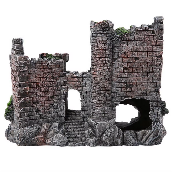 Aquariums Sweethome Resin Ancient Castle Artificial Ornaments Fish Tank Aquarium Decor