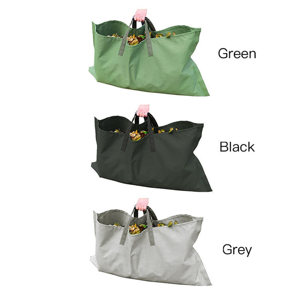 Garden Waste Bags Garden Leaf Storage Outdoor Lawn Yard Waste Tarpaulin Container Recyclable Heavy Duty Garbage Tote Bags