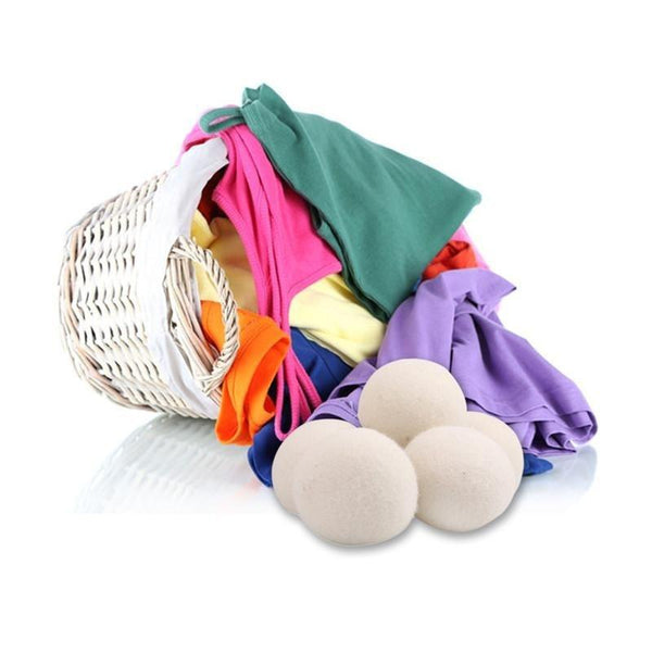 Laundry Ball 6Pcs 6Cm Wool Tumble Dryer Anti Static Balls Reusable Laundry Accessories