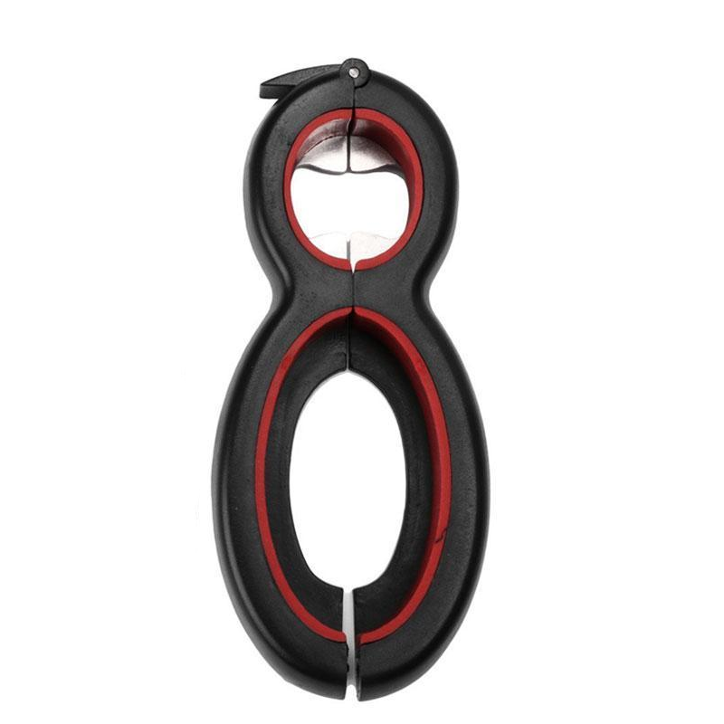 Can Openers Multifunctional 6 In 1 Jar Gripper Bottle Opener