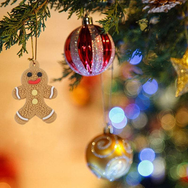 Seasonal Decorations Christmas Tree Decorations 6Pcs / Set Gingerbread Man Hanging Pendants