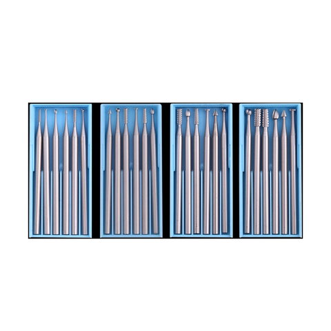 6Pcs / Set Microcarving Wood Carving Tungsten Steel Drill Bit Tool