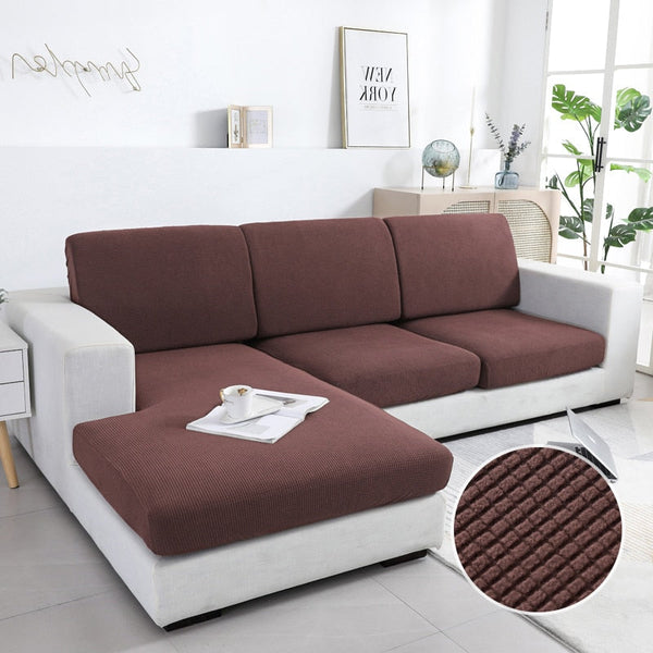 Slipcovers Sofa Coffee Polyester Thick Stretchable Cushion For Living Room