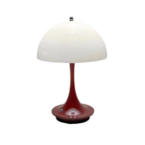 Lamps Luxury Lamp Red Body Mushroom Home Decor Wireless Rechargeable Table Accents