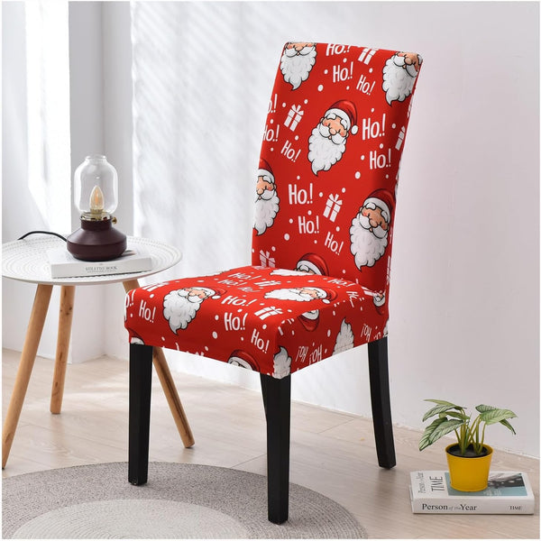 Slipcovers Chair Cover Red Santa Claus Ho Design Anti Dirt Elastic Material Dining Room