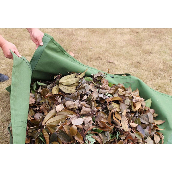 Garden Waste Bags Garden Leaf Storage Outdoor Lawn Yard Waste Tarpaulin Container Recyclable Heavy Duty Garbage Tote Bags