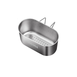 Sink Organisers Stainless Steel Drain Basket Basin Kitchen