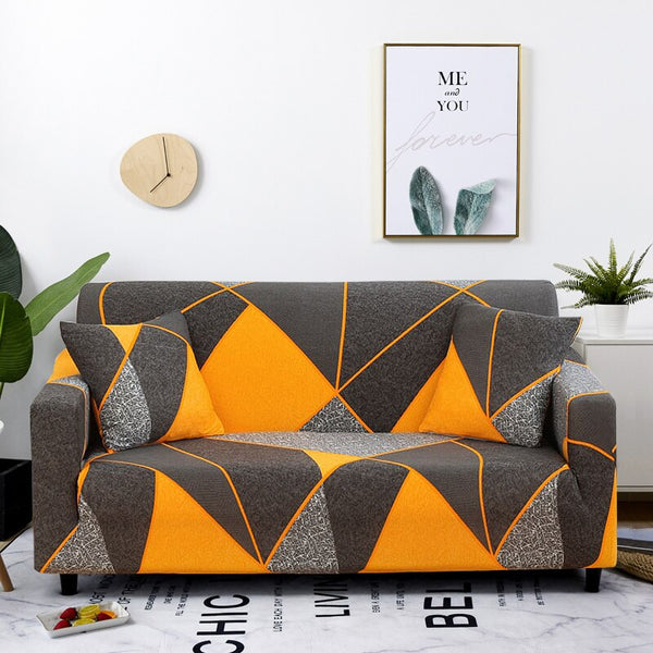 Slipcovers 3 Seater Sofa Cover Marigold Style Elastic Stretchable Slipcover For Living Room