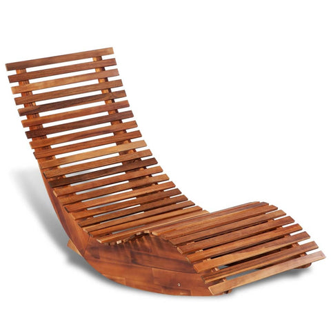 Loungers Rocking Sun Lounger Acacia Wood