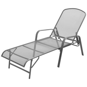 Loungers Sun Lounger Steel Anthracite