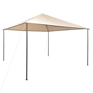 Gazebos & Pergolas Gazebo Pavilion Tent Canopy 4X4 M Steel Beige