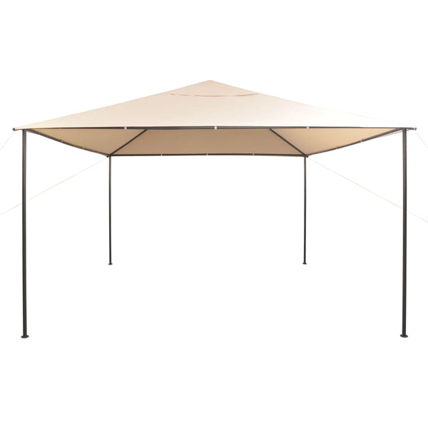 Gazebos & Pergolas Gazebo Pavilion Tent Canopy 4X4 M Steel Beige