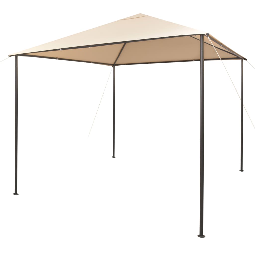 Gazebos & Pergolas Gazebo Pavilion Tent Canopy 3X3 M Steel Beige