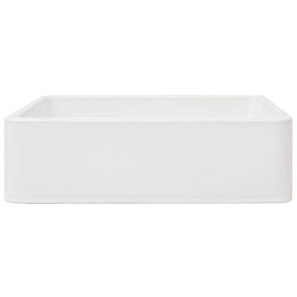 Basin Ceramic White 41X30x12 Cm