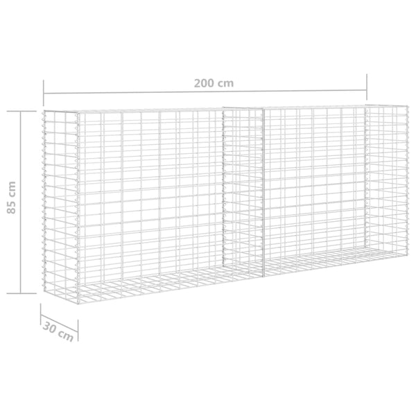 Gabion Baskets Gabion Basket Galvanised Steel 85X30x200 Cm