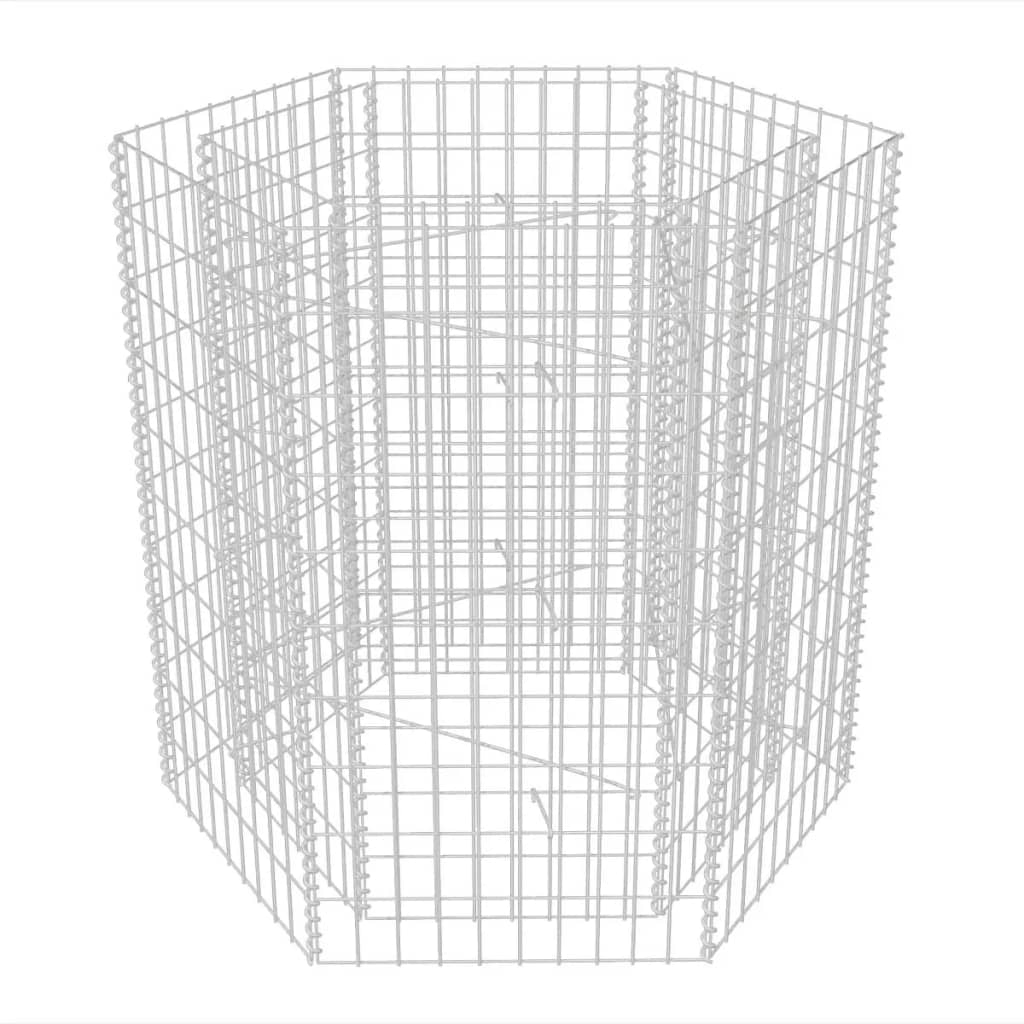 Gabion Baskets Hexagonal Gabion Raised Bed 100X90x100 Cm