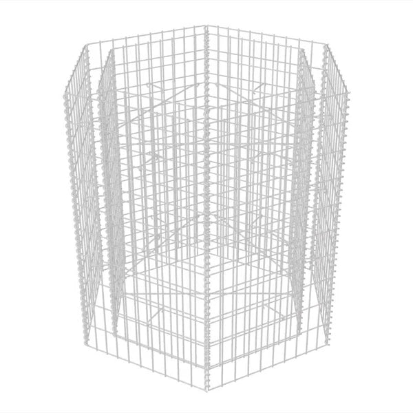 Hexagonal Gabion Raised Bed 100X90x100 Cm