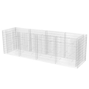 Gabion Baskets Gabion Raised Bed Steel 360X90x100 Cm