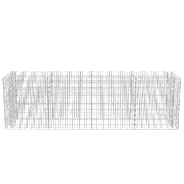 Gabion Baskets Gabion Raised Bed Steel 360X90x100 Cm