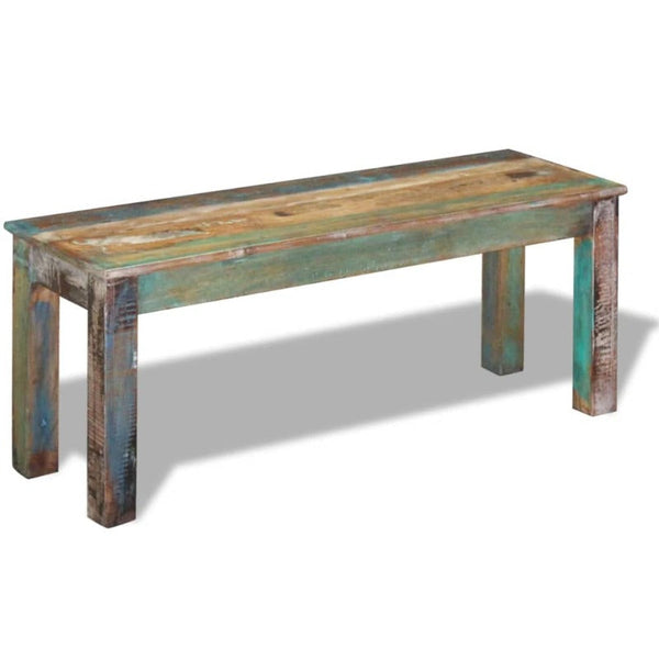 Benches Bench Solid Reclaimed Wood 110X35x45 Cm