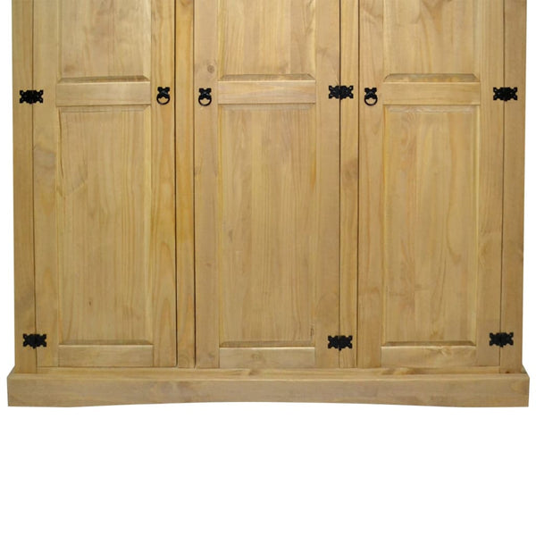 Wardrobes Wardrobe Mexican Pine Corona Range 3 Doors