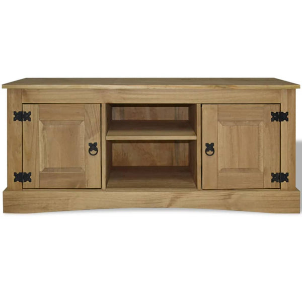 Tv Cabinet Mexican Pine Corona Range 120X40x52 Cm