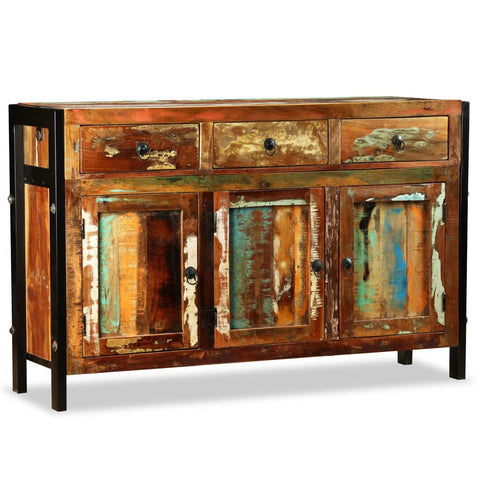 Sideboards & Buffets Sideboard Solid Reclaimed Wood 120X35x76 Cm