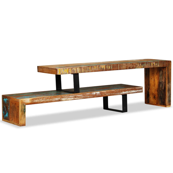 TV Stands & Entertainment Units Tv Stand Solid Reclaimed Wood