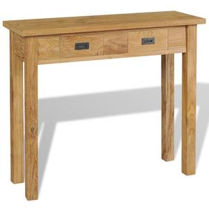 Hall Tables Console Table Solid Teak 90X30x80 Cm