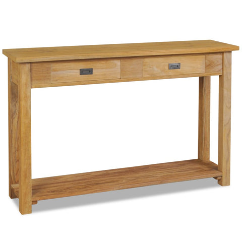 Hall Tables Console Table Solid Teak 120X30x80 Cm